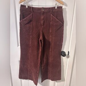 Pilcro and the Letterpress Rust Corduroy Pants